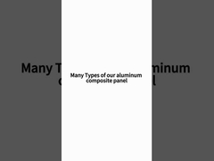 Alüminyum kaplama renkleri ve kaplamaları