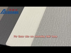 3MM 1.22*2.44m İç ve Dış Bina Dekorasyonu İçin Kırmızı Kahve Alüminyum Kompozit Paneli