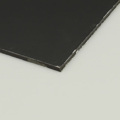 Koyu kahve Alüminyum Kompozit Panel İnşaat Bina Dekorasyonu için 4MM 1.22*2.44m ACM ACP duvar dekorasyonu malzemesi
