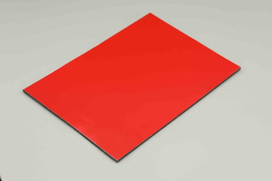 4MM 1.22 X 2.44m PE Alüminyum Kompozit Panel Balkonlar Acp Bölme Duvarı