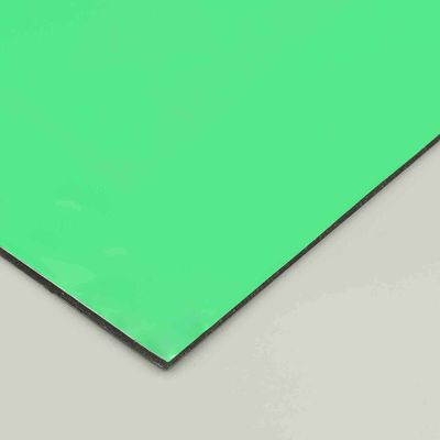 SGS Elma Yeşil PE Alüminyum Kompozit Panel Acp Yaprak İç 4 X 8ft