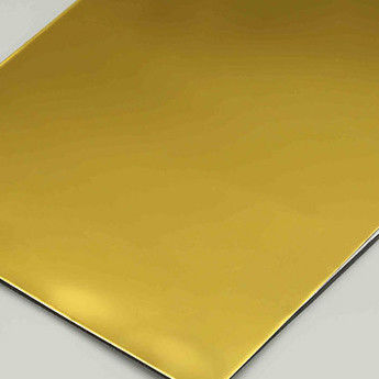 Yüksek yansıtıcı ayna alüminyum kompozit paneli 4 mm ACP yaprak fabrikası - JIXIANG SIJI