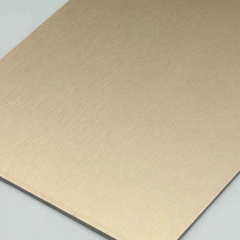 4MM 1.22 X 2.44m Ev Kaplama Brushed Gümüş Acm HDPE Dış Kompozit Paneller