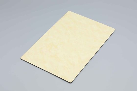 1.22*2.44m 3mm Alüminyum Kompozit Panel Olağanüstü Dış Cephe Kaplaması 4MM Taş Dokulu Çizilmez ACM Paneller