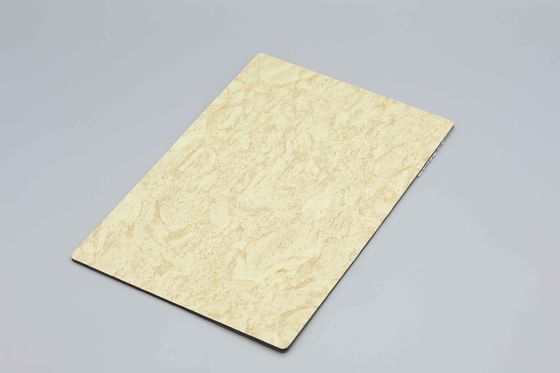 48 X 96IN Rock Grain Acp Mermer Tasarımı Restoranlar Kompozit Panel Alüminyum