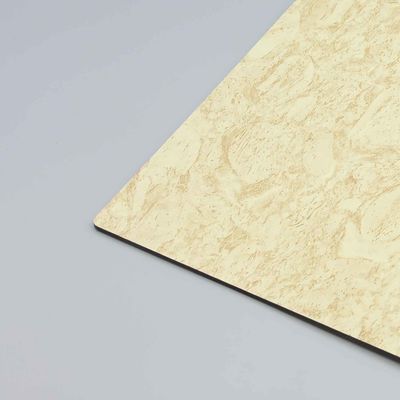 İç ve Dış Duvar Kaplamaları İçin Gri ve Siyah Mermer Görünümlü Alüminyum Kompozit Panel (ACP) - Yangın Geciktirici ve Hava Koşullarına Dayanıklı