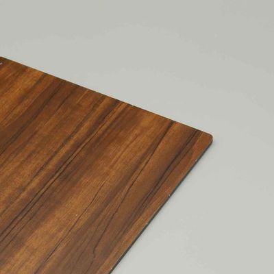 3mm 4mm Ceviz Ağacı Desenli Alüminyum Kompozit Panel | İç ve Dış Mekan Uygulamaları İçin Yangına Dayanıklı ACP Levha