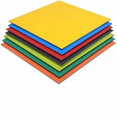 PVDF PE Kaplamalı ACP Paneller 2,44 m Çevre Dostu İç ve Dış Duvar Kaplamaları için Kokusuz