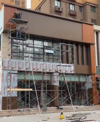 0.3mm PVDF Alüminyum Kompozit Panel 4mm Kalınlık Duvar Kaplaması İçin
